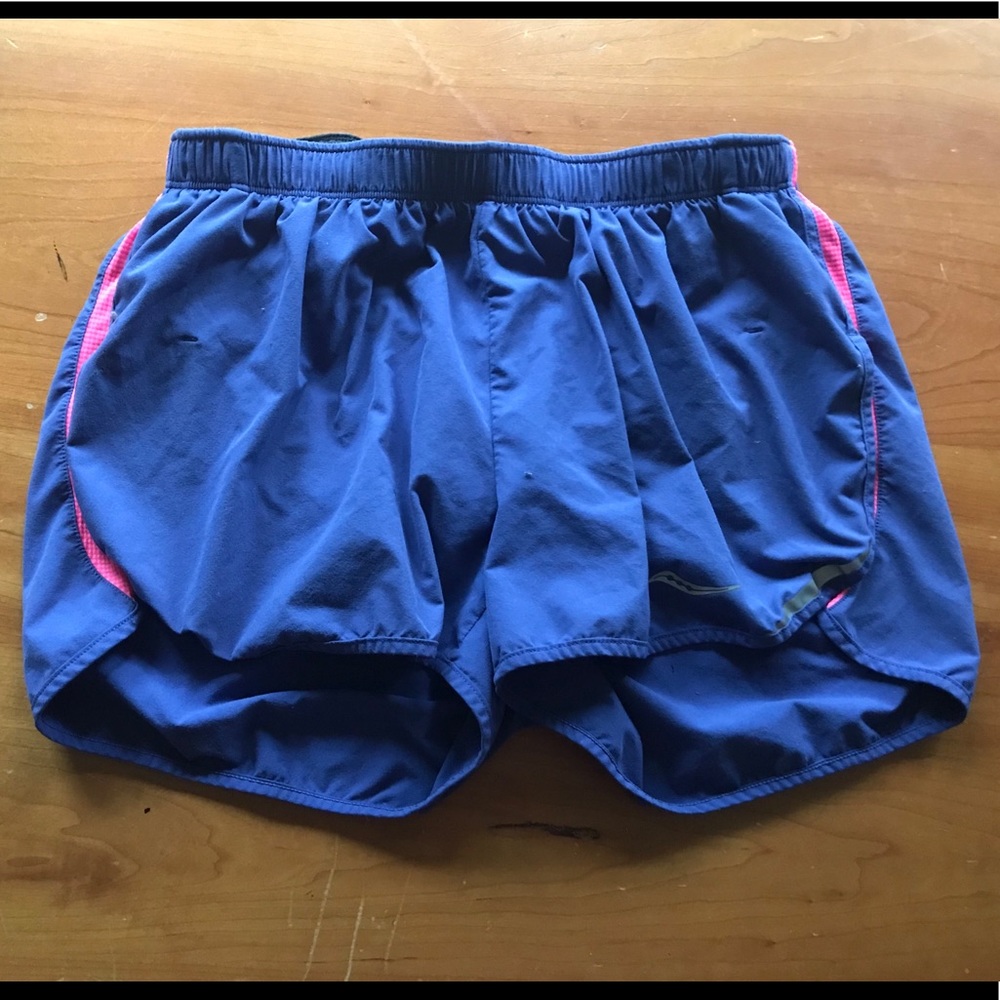 Saucony Split Running Shorts Sz S
